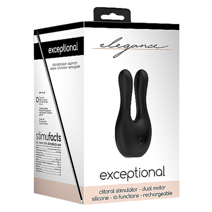 Elegance Exceptional Dual Clitoral Vibrator - Sexy Living