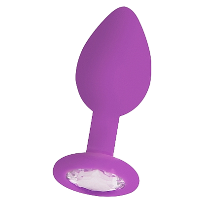 Diamond Butt Plug Regular Purple - Sexy Living