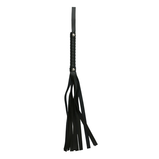 Black Faux Leather Flogger - Sexy Living