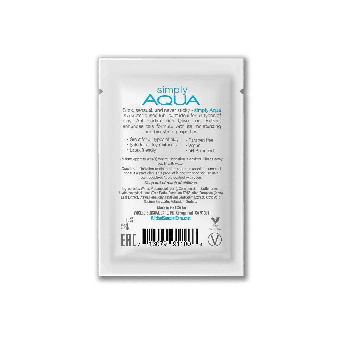 Simply Aqua Sachet - Sexy Living