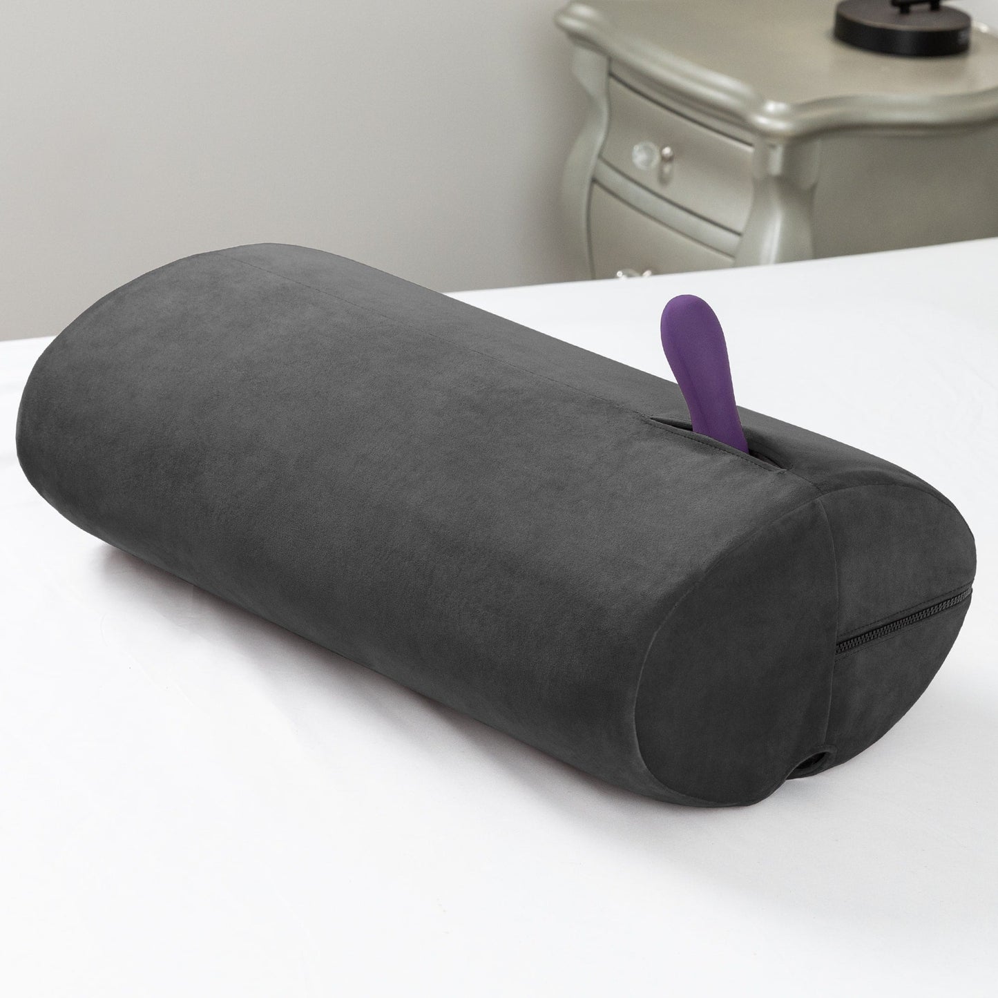 Wing Sex Toy Mount - Black Microvelvet - non retail box - Sexy Living