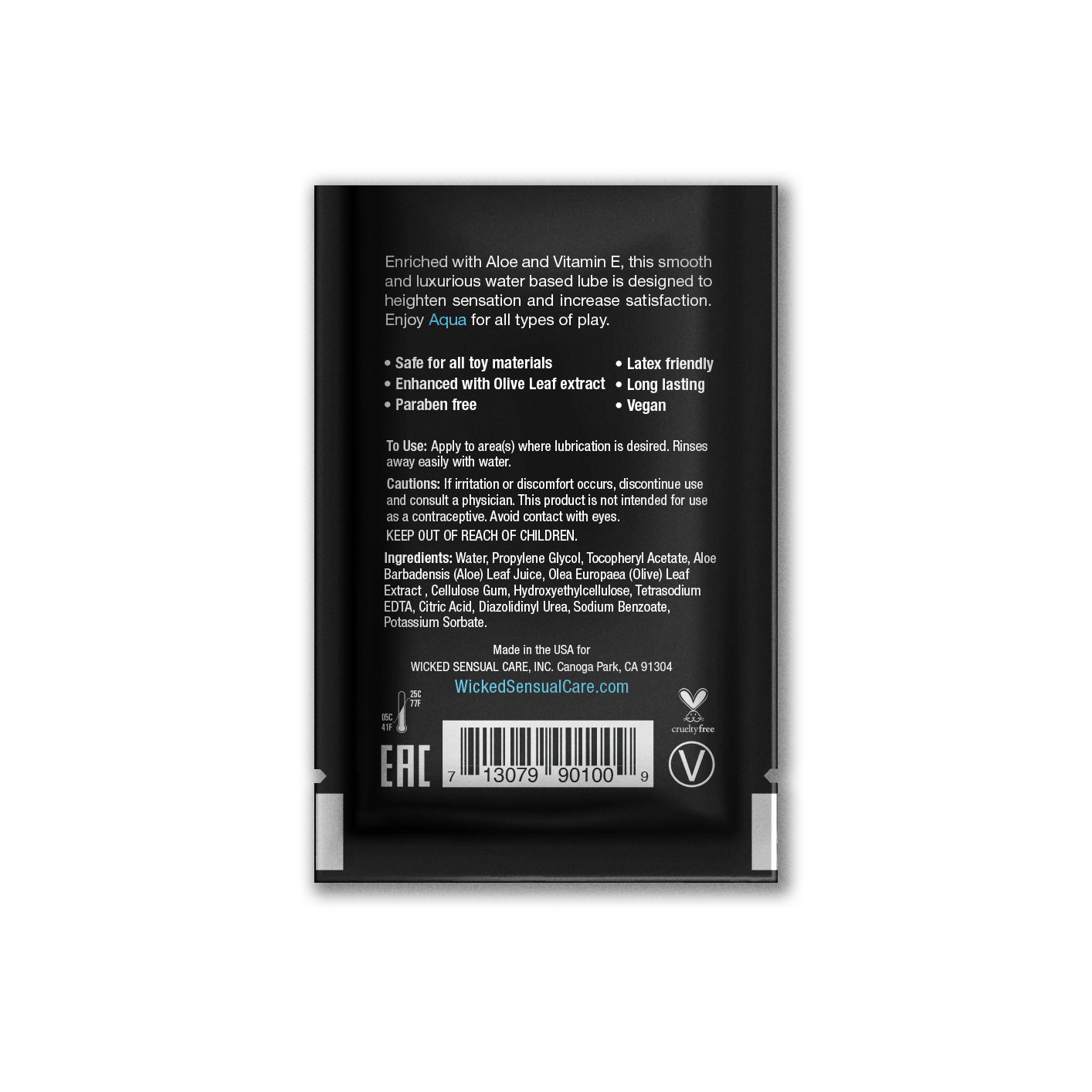 Aqua Lube Sachet - Sexy Living